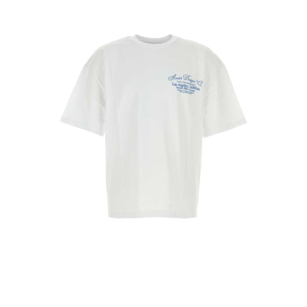 Amiri Men White Cotton Oversize T-Shirt